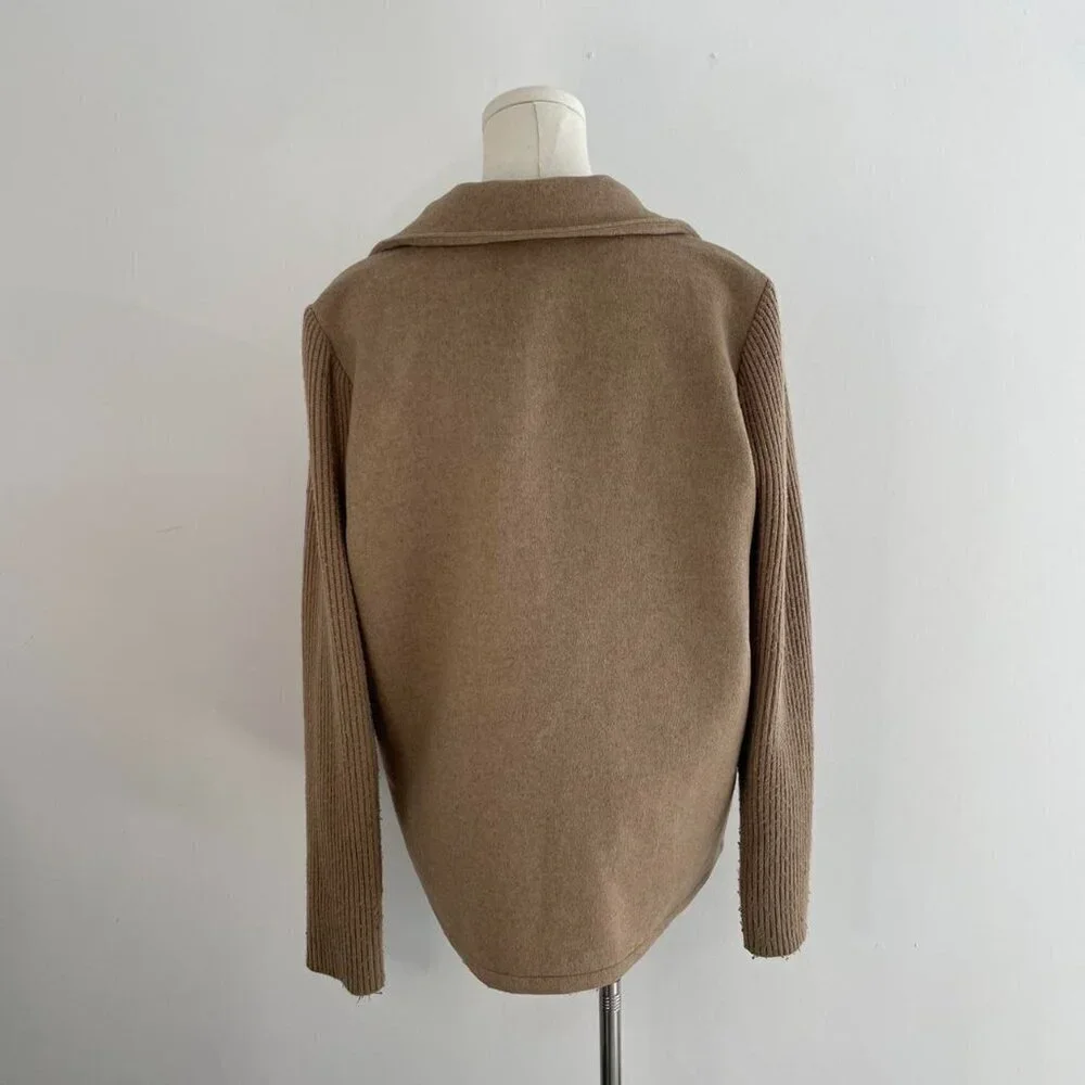 Splendid Singrid Wool Jacket | Tan Double Breasted Coat Size | Women’s Size S